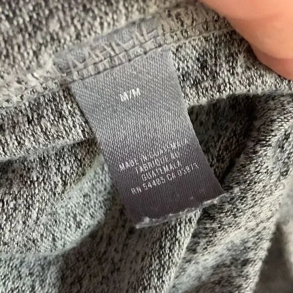 AERIE Lightweight Split-Hem Crewneck Oversized Sweater Gray Size Medium - Picture 9 of 10